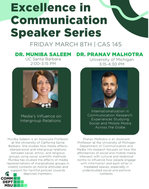 Save the Date for the Excellence in Communication Speaker Series 